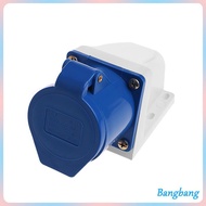 Bang 32 Amp 3pin Industrial Socket 220V-250Volt Weatherproof IP44 Waterproof 2P+E 32A