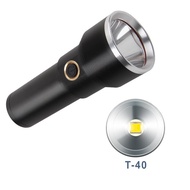 🔥SST40Strong LightBCharging Power Display High PowerLEDOutdoor Long-Range Lighting Flashlight