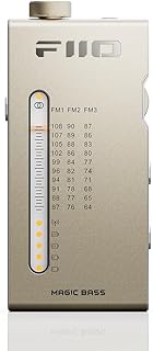 FiiO RR11 Portable HiFi FM Stereo Radio Receiver with Analog PVR Tuning, BASS+3D Sound Effects, 64MH