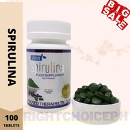 Gfoxx Spirulina Supplement "Superfood" for thyroid, Diabetes and Hemorrhoids, 100 capsules