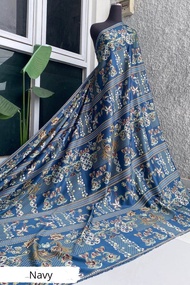 {ABC TEXTILE} KAIN MAXMARA SILK TERBARU / KAIN GAMIS BAGUS MURAH / MIXPRINT ROLLAN (per ½ meter)
