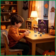 24 Days Spooky Countdown Calendar 2D Acrylic Halloween Figures 24 Days Creepy Countdown Calendar for