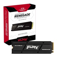 【Kingston 金士頓】限時特價 金士頓 FURY Renegade PCIe 4.0 NVMe M.2 SSD (SFYRDK/2000G) 2TB 硬碟(有散熱片)