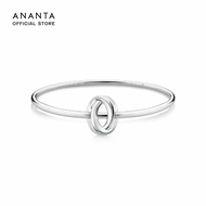 ANANTA Marque Axis Bangle กำไลเงินชุบทองขาว