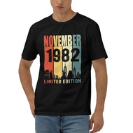 November 1982 Limited Edition Men'S Fashion Clothing Novelty Tshirt