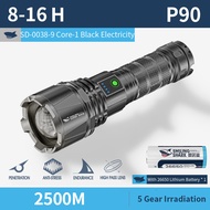 SmilingShark SD-0038 M77ไฟฉายที่มีประสิทธิภาพ Strong Bright Led ไฟฉาย P90 P100 P160 10000Lumens 2665