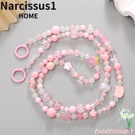 NARCISSUS Crossbody Bag Strap, Portable Chain Beaded Mobile Phone Lanyard, Durable Multi-function Co