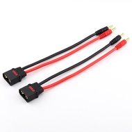 QS8 anti Spark Male to 4mm Gold-Plated Banana Plug Charging Extension Cable 10AWG Silicone Cable 100