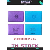 Eevee Psychic Evil Energy and Water Energy binder, total 64 slots per binder