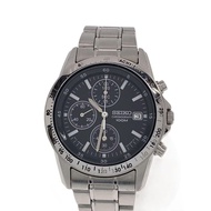 SEIKO mens watches Wrist Watch analogues stainless BLK SLV 7T92-0DW0 Direct from Japan Secondhand