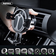 Remax Wireless Charger Gravity Sensor 360 Rotate Phone Holder In Car Vent Aircon Clip Klip Pemegang 