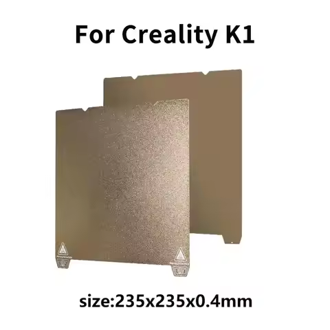 PEI Sheet for Creality K1/K1 MAX Ender 3 S1 Pro Ender3 S1/5 S1 Steel Plate Texture PEI Spring Steel 