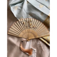 Suzhou Double-Sided Embroidered Fan Fan Embroidered Folding Fan Ancient Fan Cheongsam Su Embroidered