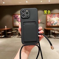 *Samsung S25撞色按鍵卡包斜掛手機殼*