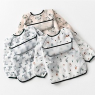 Long-sleeved Baby Bibs, BLW Waterproof Baby Bibs Baby Bib Waterproof
