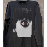 100% Cotton The Grudge European American Classic Movie Dark Style Trendy Long-Sleeved Men Women T-Sh