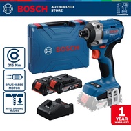 Bosch Brushless Impact Driver Set / Obeng Impact Baterai 18 Volt GDR 18V-215 Set