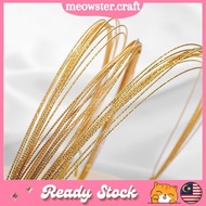 1 Meter 18K Copper Wire, Half Hard Wrapping Wire, Pattern Twisted Round Wire, DIY Jewellery Making