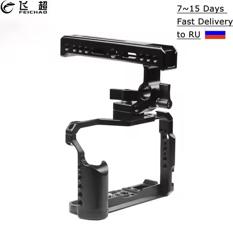 XT20 XT30 Camera Cage Rig 1/4 3/8 Protective Frame Top Handle Grip 15MM Rail Hot Shoe Mount for Fuji