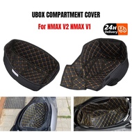 YAMAHA Nmax v2 v1 NMAX 155 U Box Inner PU Leather Compartment Cover NMAX V2 Accessories 2015-2024