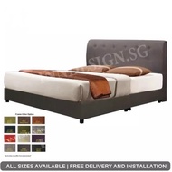 tbb sg homefurniture outlet Full Fabric Bed Frame / Divan Bed bedframe (13 Colours) (Free Delivery and Installation)