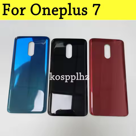 For Oneplus 7 Battery Back Glass Rear Door Case For Oneplus 7 Back Cover