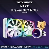 NZXT Kraken X63 RGB | LGA 1700 Compatible | All in One CPU Liquid Cooler - White