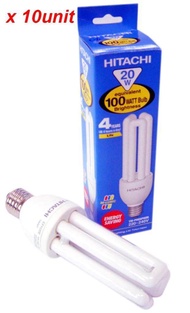 HITACHI EFH20/WW 20W E27 3U PLCE BULB (WARM WHITE) x 10unit