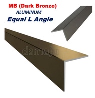 MB Color Aluminum Equal Angle Bar L Shape Aluminium Angle Corner L Shape Bar Sudut Aluminium L Angle