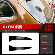 Sesuai untuk BMW X1 E84 2009-2015, spoiler sisi, spoiler belakang, spoiler atas, alat ganti pengubah