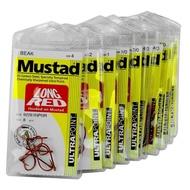 Clerence  SALE-Mustad Long Red Hooks