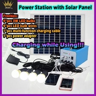 Portable Power Station With Bulb Solar Power Generator with Bulb Power Generator with Solar