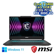 MSI Cyborg 15 A2RUDX-2095TW 黑 15.6吋電競筆電 (FHD IPS 144Hz/Intel Core 7-240H/16G DDR5/512G PCIe SSD/NVID