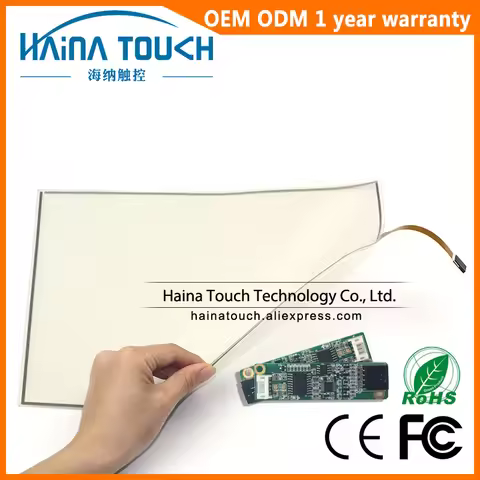 4:3 Flexible 17 Inch 4 Wire Resistive Touch Screen With USB Controller Panel For Photo kiosk Laptop 