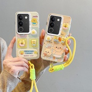 Casing Vivo V29 Casing Vivo V29 Pro Casing For Vivo Casing with a Bracelet  Casing hard Phone Casing