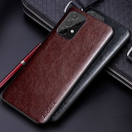 Luxury PU leather Case for Samsung galaxy A53 A33 5G coque with Business solid color design phone co