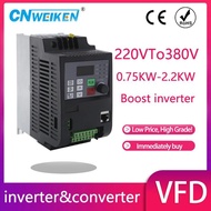 5.5kw/7.5kw 220V/380V AC Frequency Inverter Output 3 Phase ac Motor Water Pump Controller AC Drives 