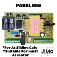 PANEL 869 AC SLIDING / BOARD 869 / AC SLIDING GATE PANEL GFORCE , CELMER , AA MATIC , AND ETC