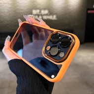 Phone Case HD Transparent BlackiPhone 15 14 13 12 11 Pro MaxShockproof Durable Acrylic Phone Case