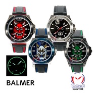BALMER 9191G [LIMITED EDITION] Analog Automatic Stainless Steel Rubber Japan Jam Lelaki Men Watches 