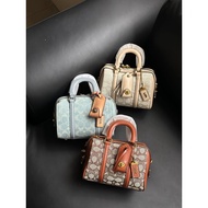 [Old Fairy] COAC * coach Female Bag Ruby Satchel Presbyopic mini Champleigh Boston Pillow Bag mini D