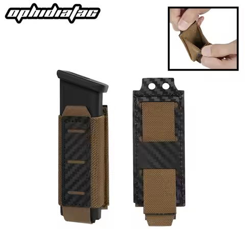 OPHIDIAN MOLLE 9mm Magazine Pouch Single Magazine Carrier Carbon Fiber Bag