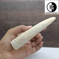pipa rokok once taring iga duyung ukir naga E169