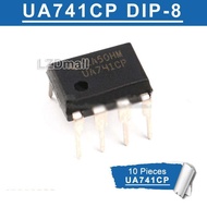 10pcs UA741CP IC OPAMP GP 1MHZ SGL LP DIP-8 UA741 DIP8, Linear - Amplifiers - Instrumentation, OP Am