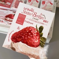 A5 Photo Book with 4 Strawberry Ice Cream Boxes - Photocard Storage, Cute Idol Album, 6 Expansion Ho