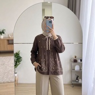 ARVIN BLOUSE EMBROIDERED RAYON TWILL