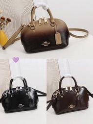 紫鑽🌟誠信商家🌟💜全新 Coach 寇馳 Lara22單肩斜挎手提牛皮貝殼包 手袋