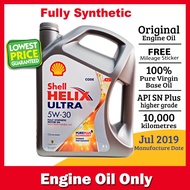 Shell Helix Ultra 5W-30 4L Fully Synthetic Engine Oil 5W30