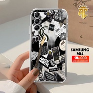 SAMSUNG M14 CASE - Latest SAMSUNG M14 Casing 2024 AERO STORE [MOTIF 56] Silicone - Case SAMSUNG M14h