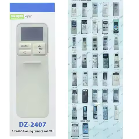 New DZ-2407 Universal Remote remote For Toshiba Air Conditioner WC-C2YE WC-TA05NE RAS-07BKV-E